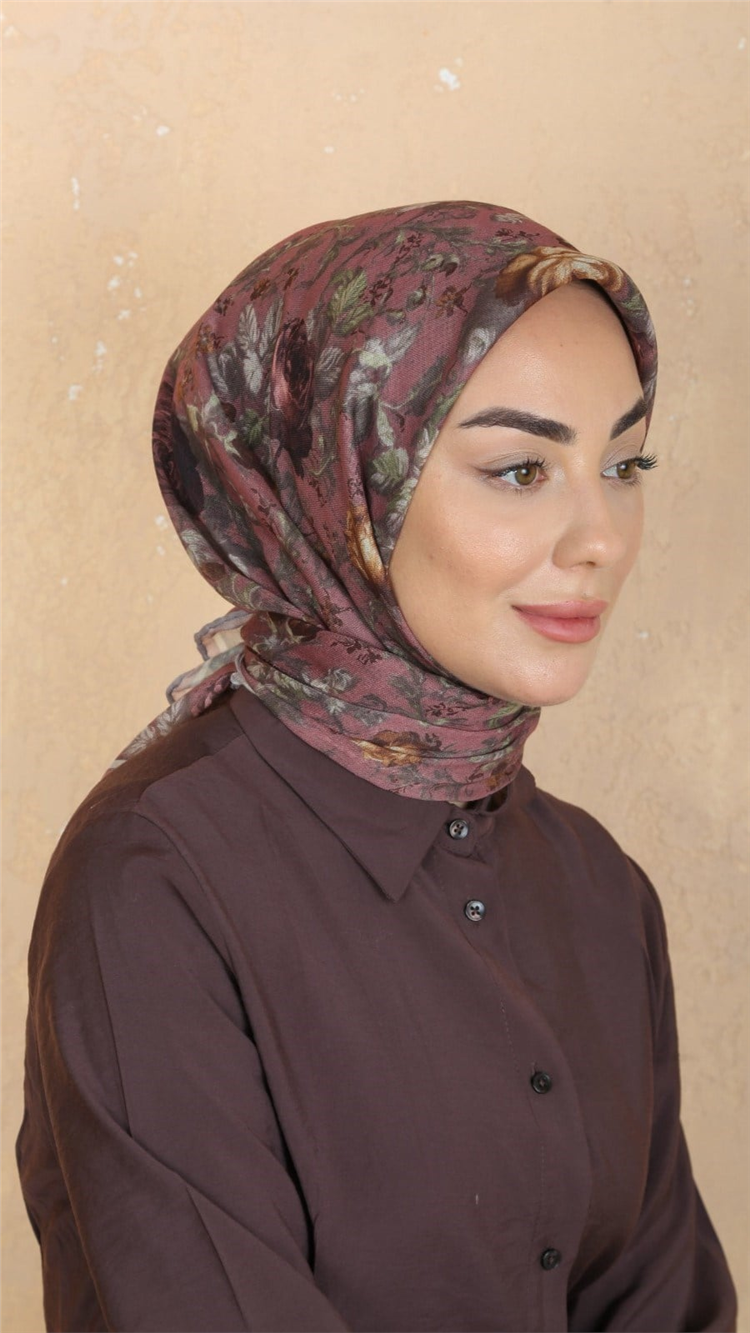 Locella Pamuklu Soft Eşarp 4560-3 Rose 