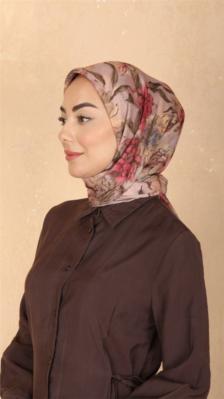 Locella Pamuklu Soft Eşarp 4566-5 Pembe 
