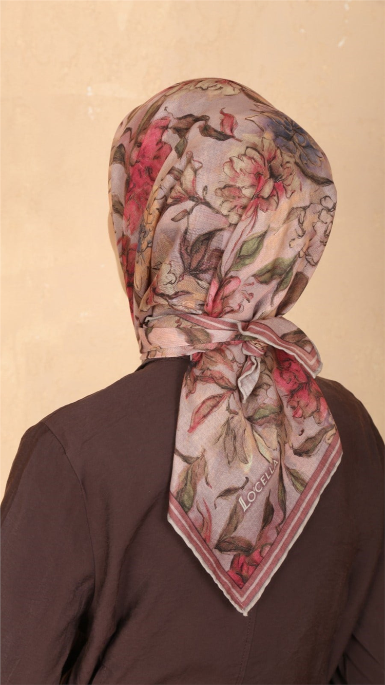 Locella Pamuklu Soft Eşarp 4566-5 Pembe 