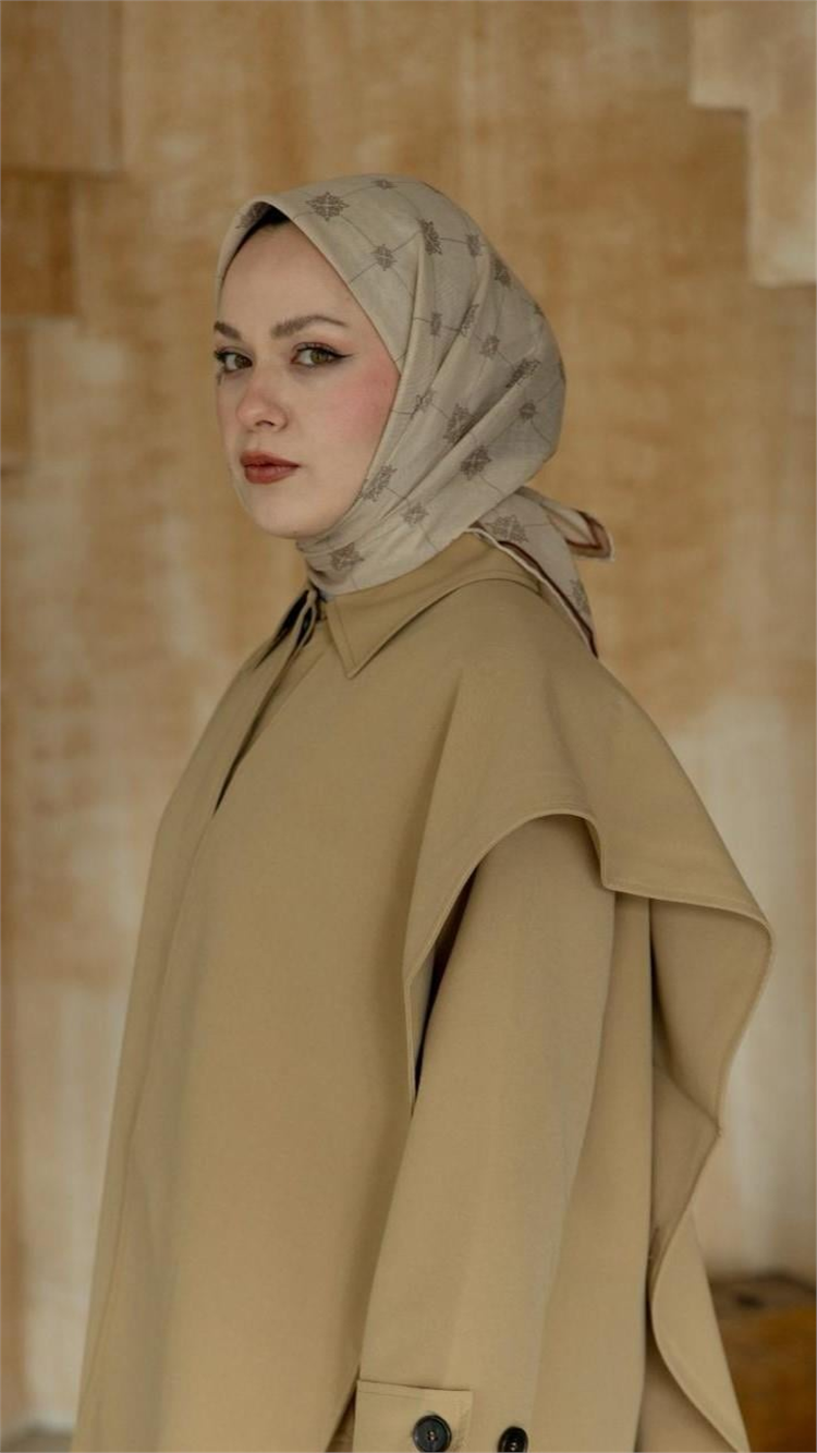Locella Pamuklu Soft Eşarp 4568-8 Bej