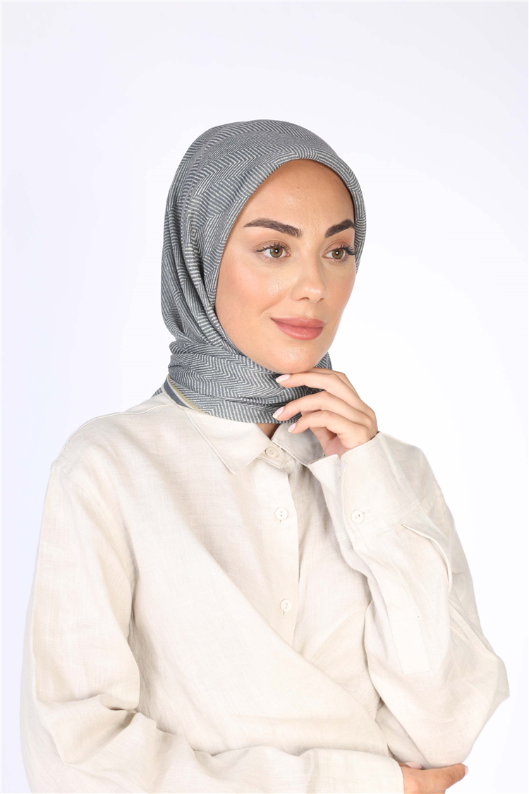 Locella Pamuklu Soft Eşarp 4599-9 Gri