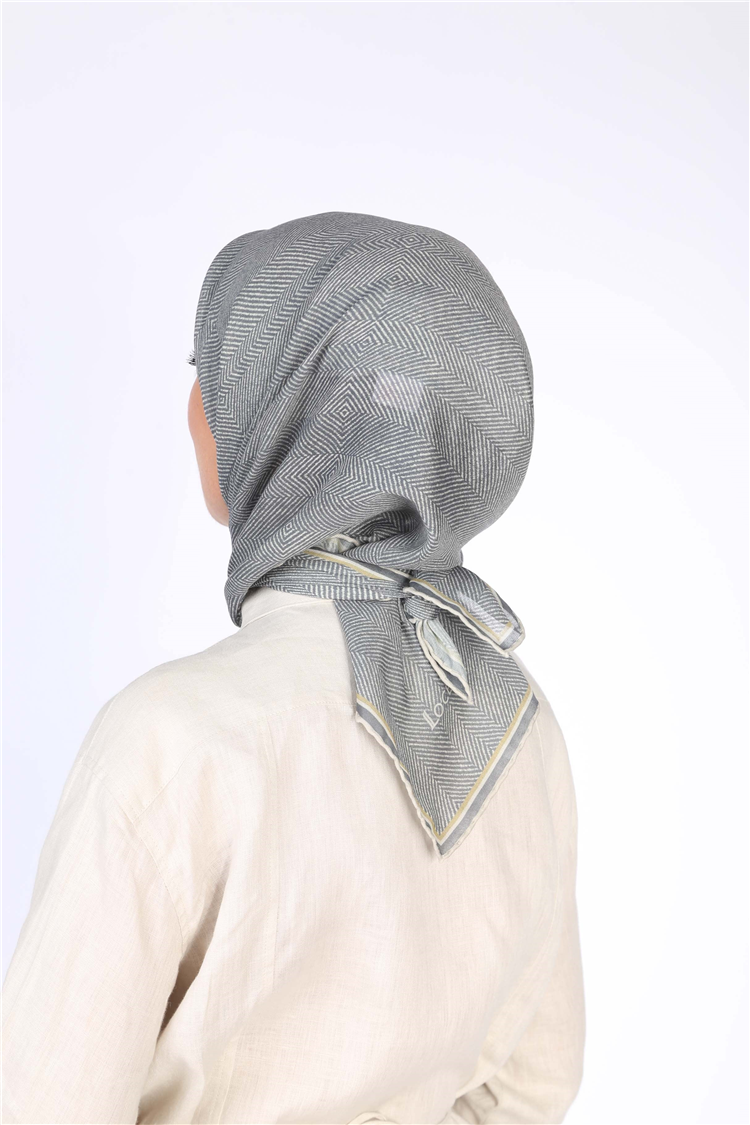Locella Pamuklu Soft Eşarp 4599-9 Gri