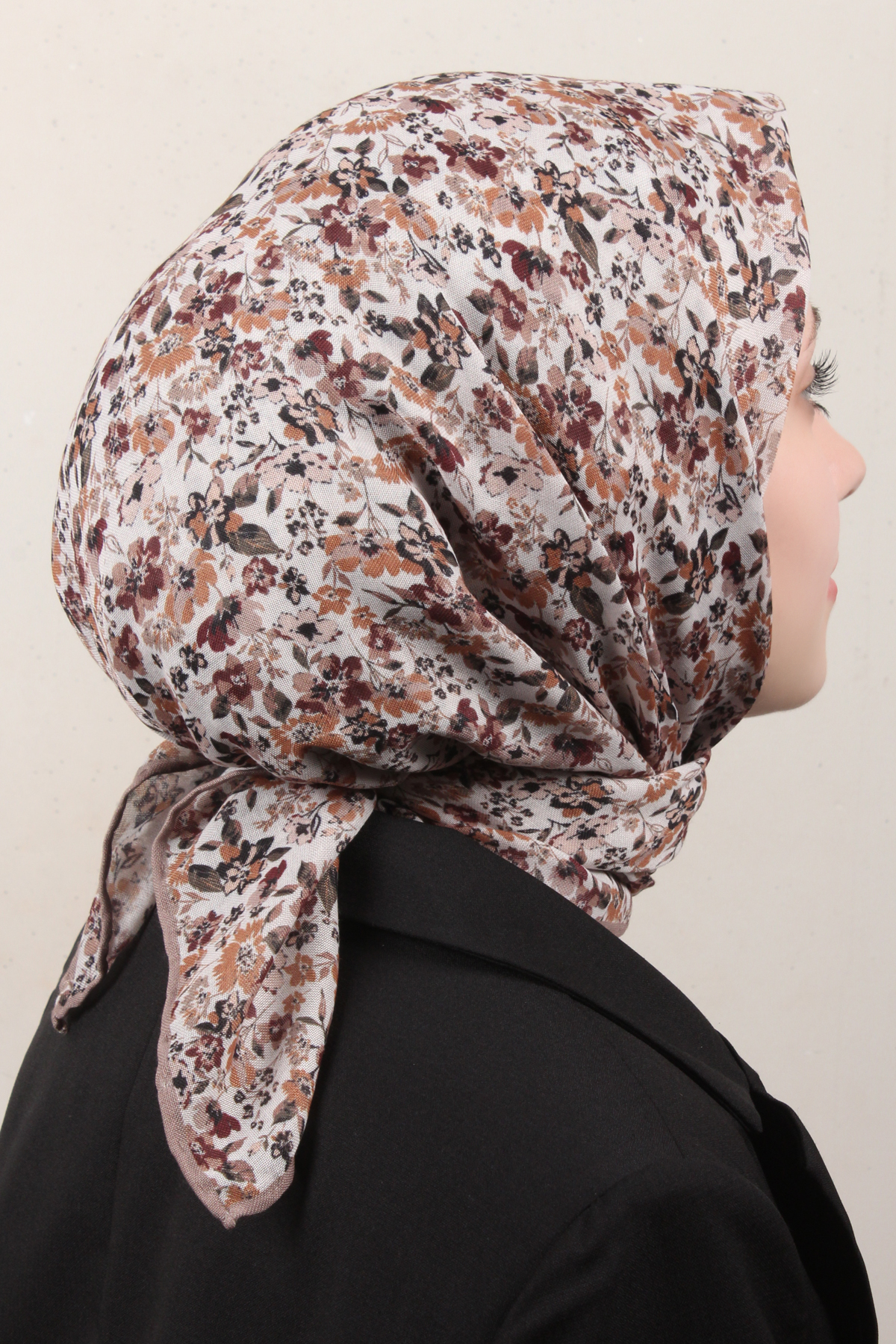 LopRes Pamuklu Soft Eşarp 4151-11 SütlüKahve