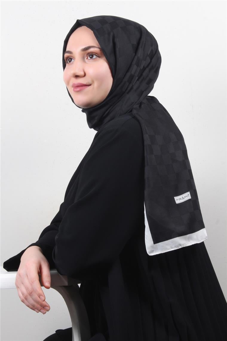 Lotus İpeksi Şal 2746-7 Siyah