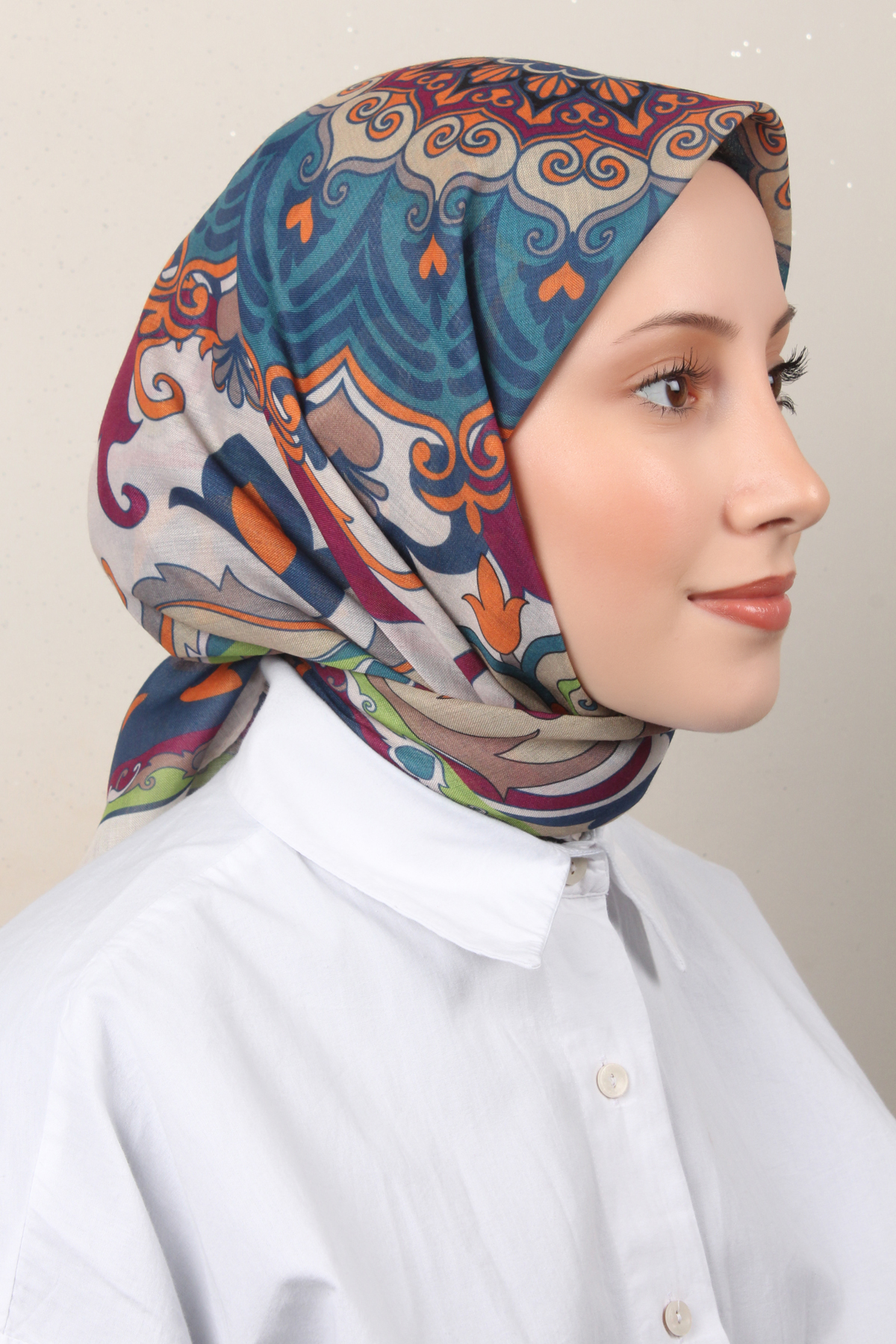 Lux Soft Pamuklu Eşarp 4040-106