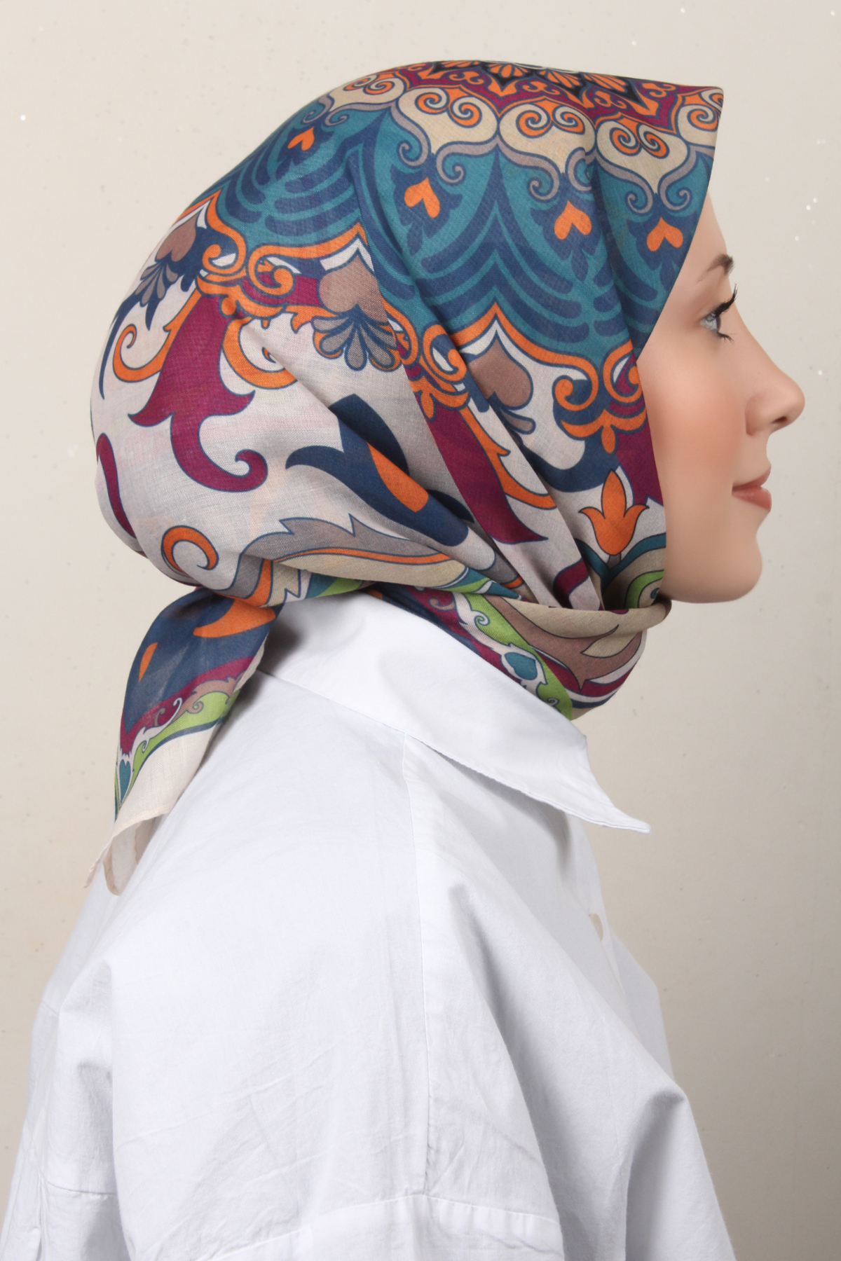 Lux Soft Pamuklu Eşarp 4040-106