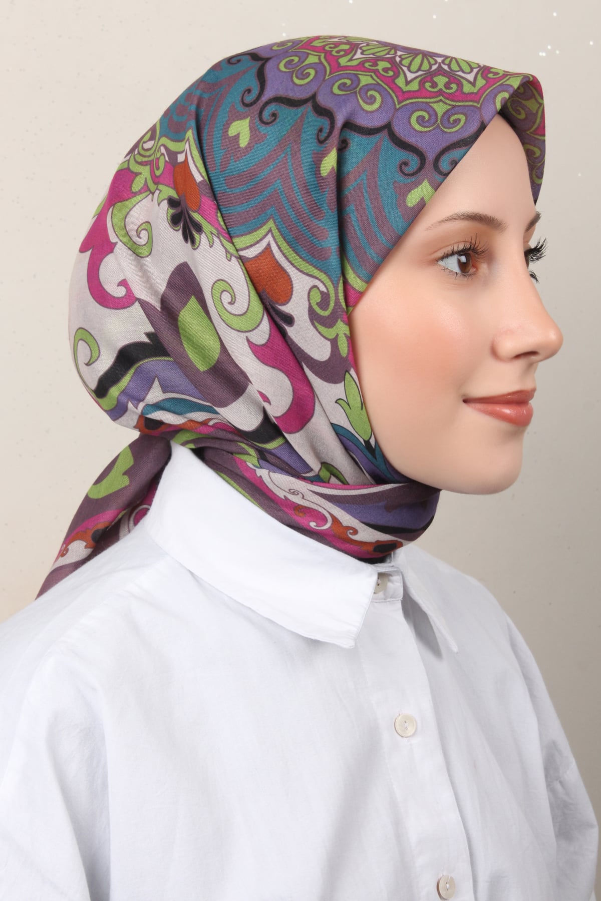 Lux Soft Pamuklu Eşarp 4040-107
