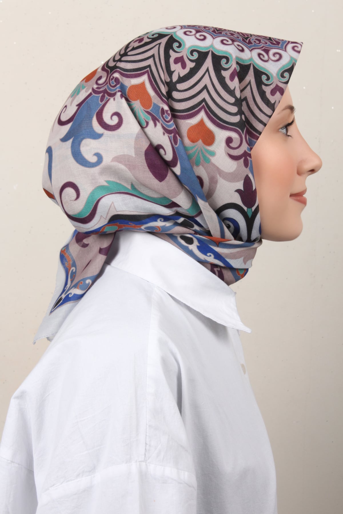 Lux Soft Pamuklu Eşarp 4040-108