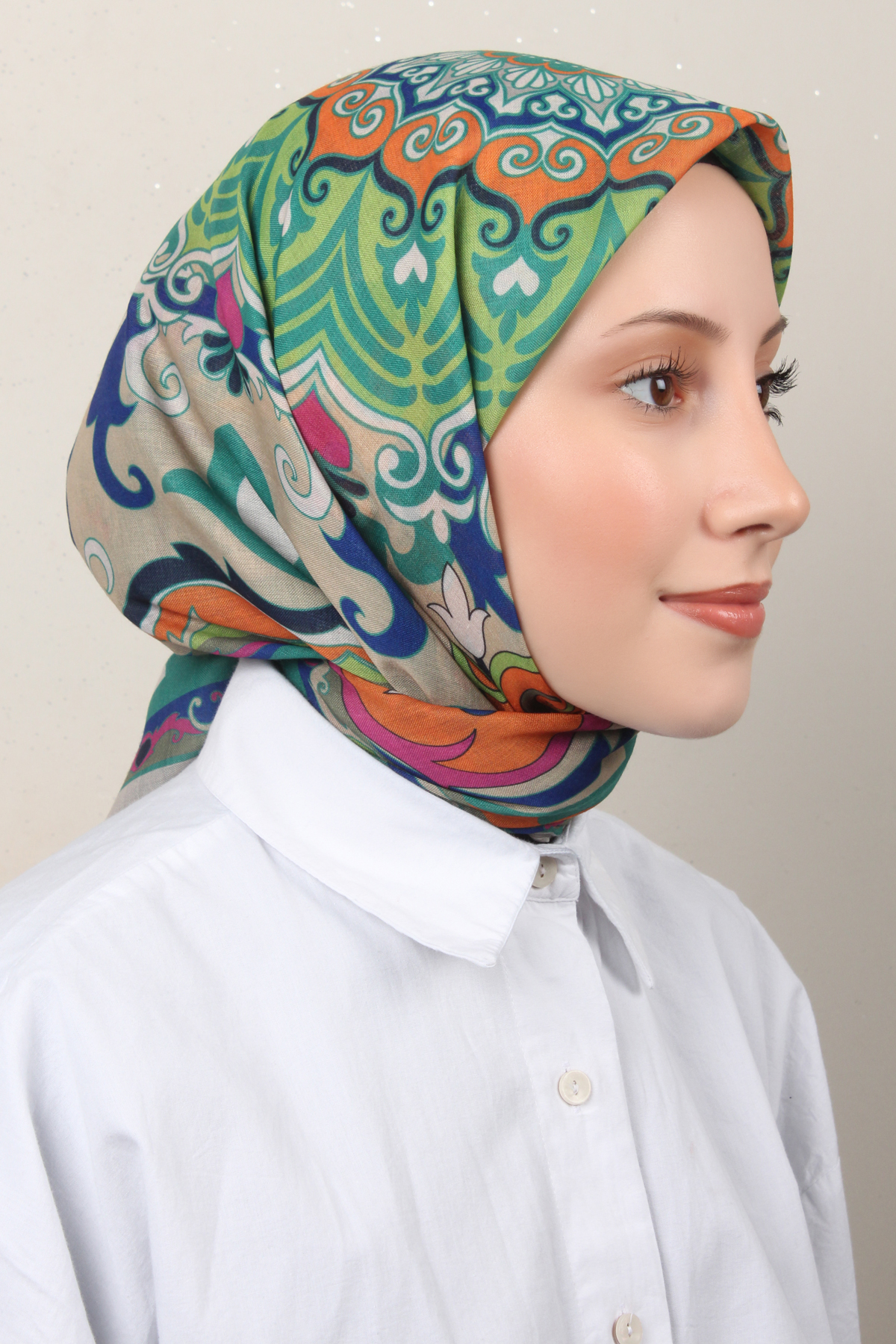 Lux Soft Pamuklu Eşarp 4040-109