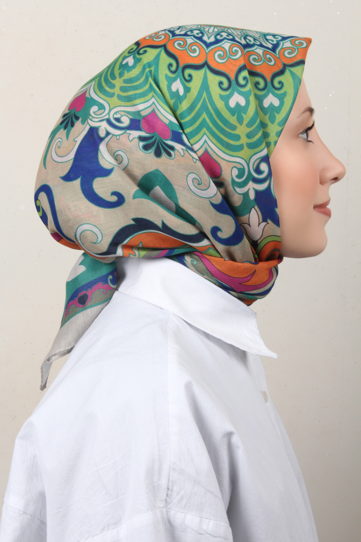 Lux Soft Pamuklu Eşarp 4040-109