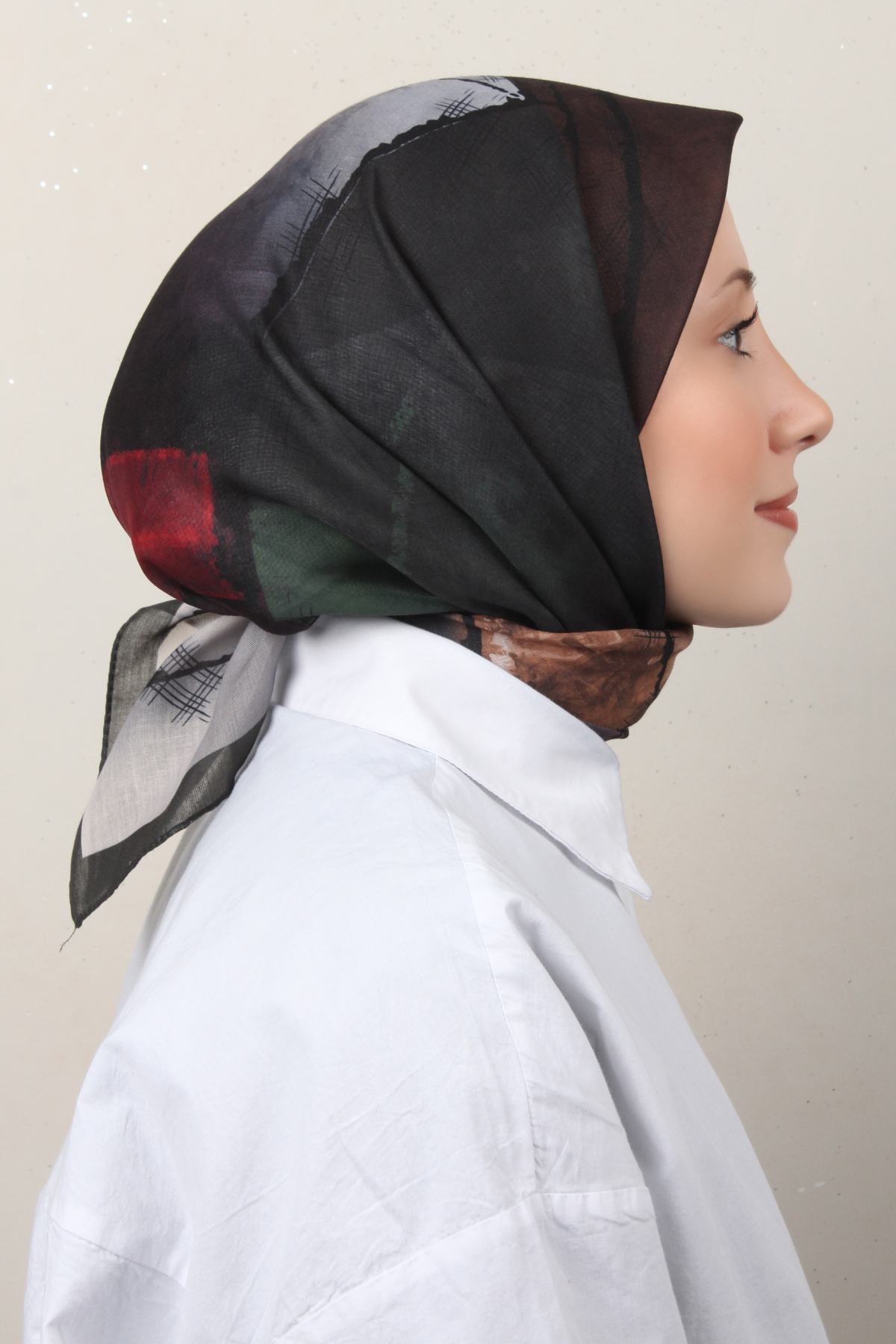 Lux Soft Pamuklu Eşarp 4040-117