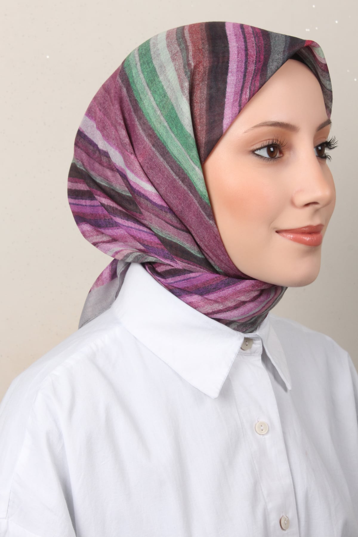 Lux Soft Pamuklu Eşarp 4040-129