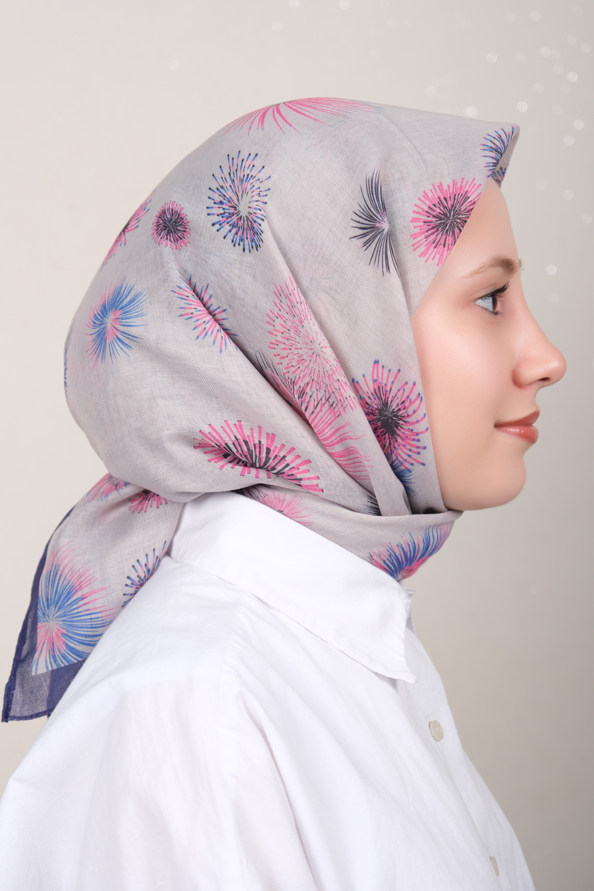 Lux Soft Pamuklu Eşarp 4040-374