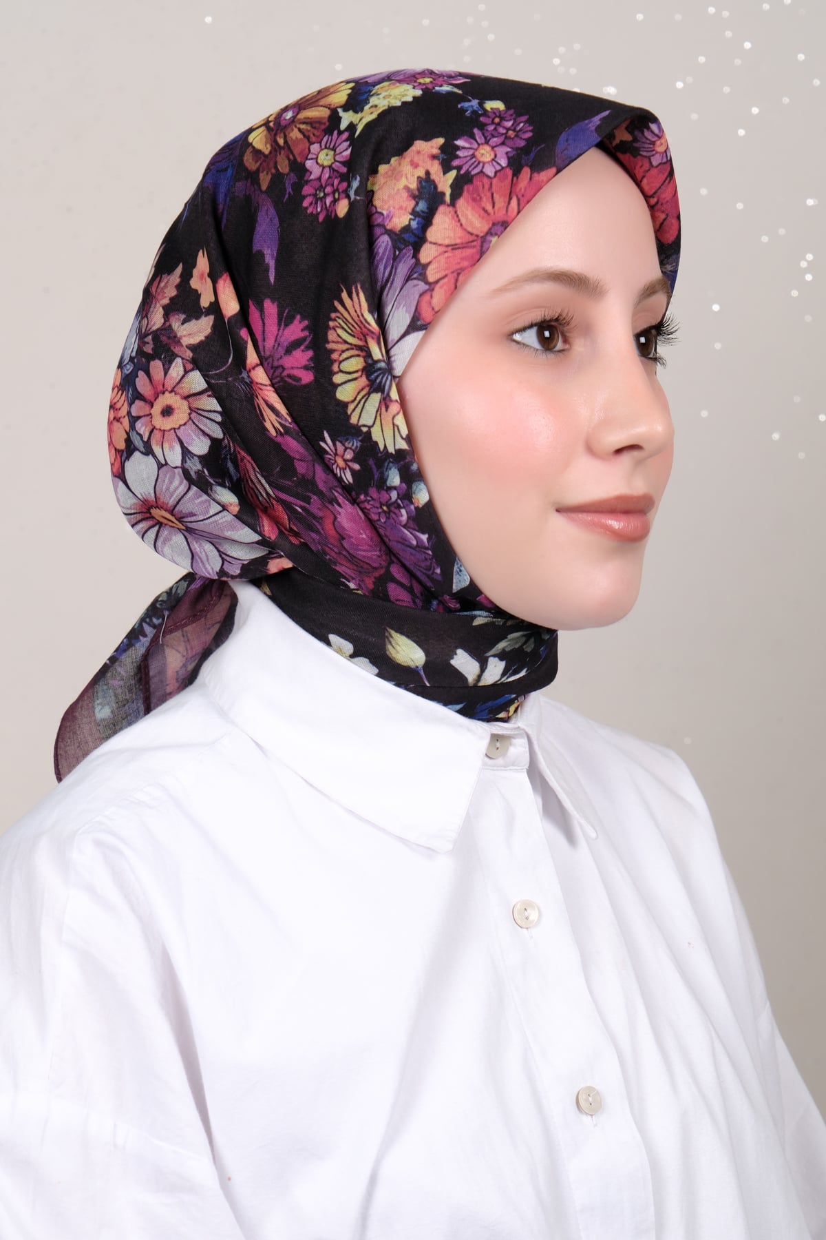 Lux Soft Pamuklu Eşarp 4040-437
