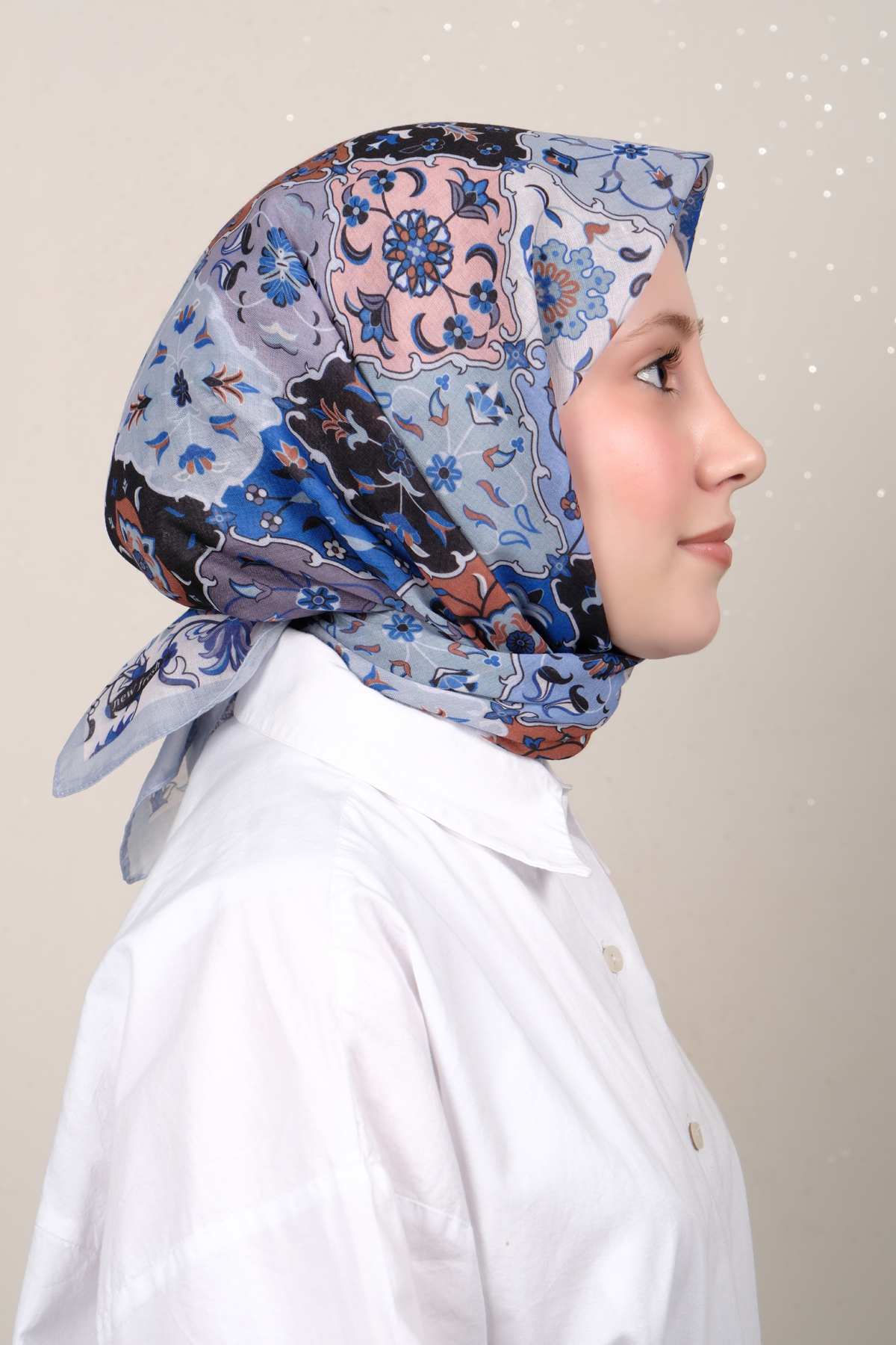 Lux Soft Pamuklu Eşarp 4040-457