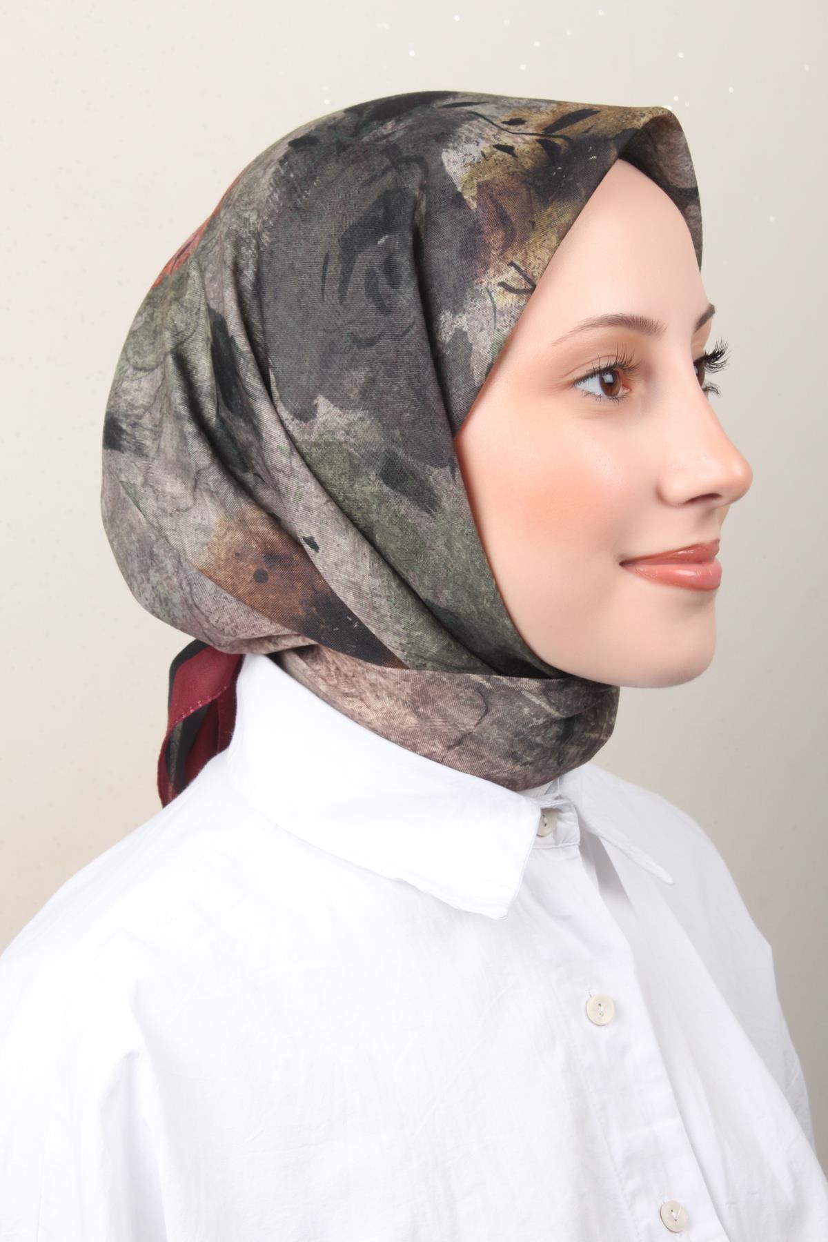 Lux Soft Pamuklu Eşarp 4040-48