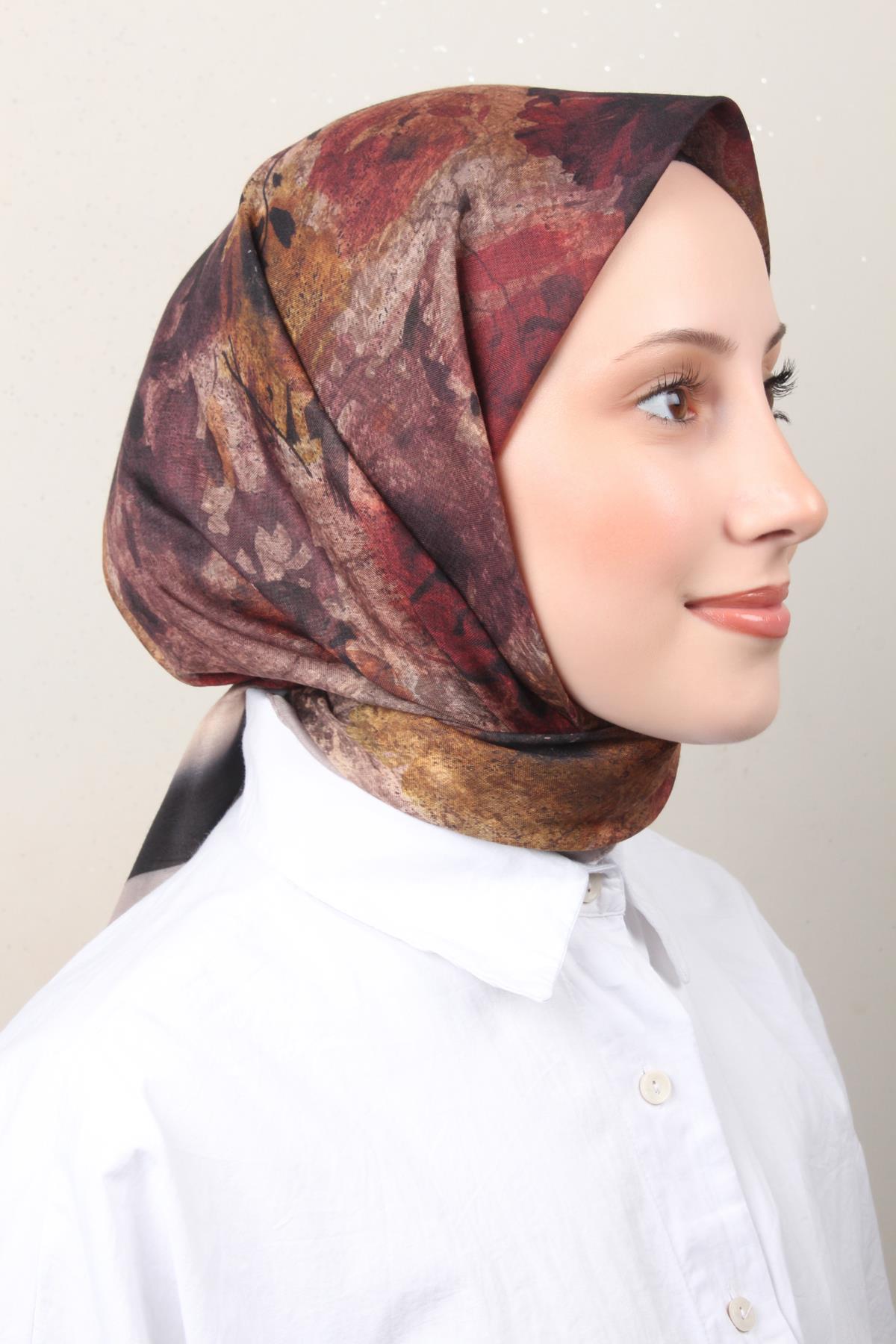 Lux Soft Pamuklu Eşarp 4040-49