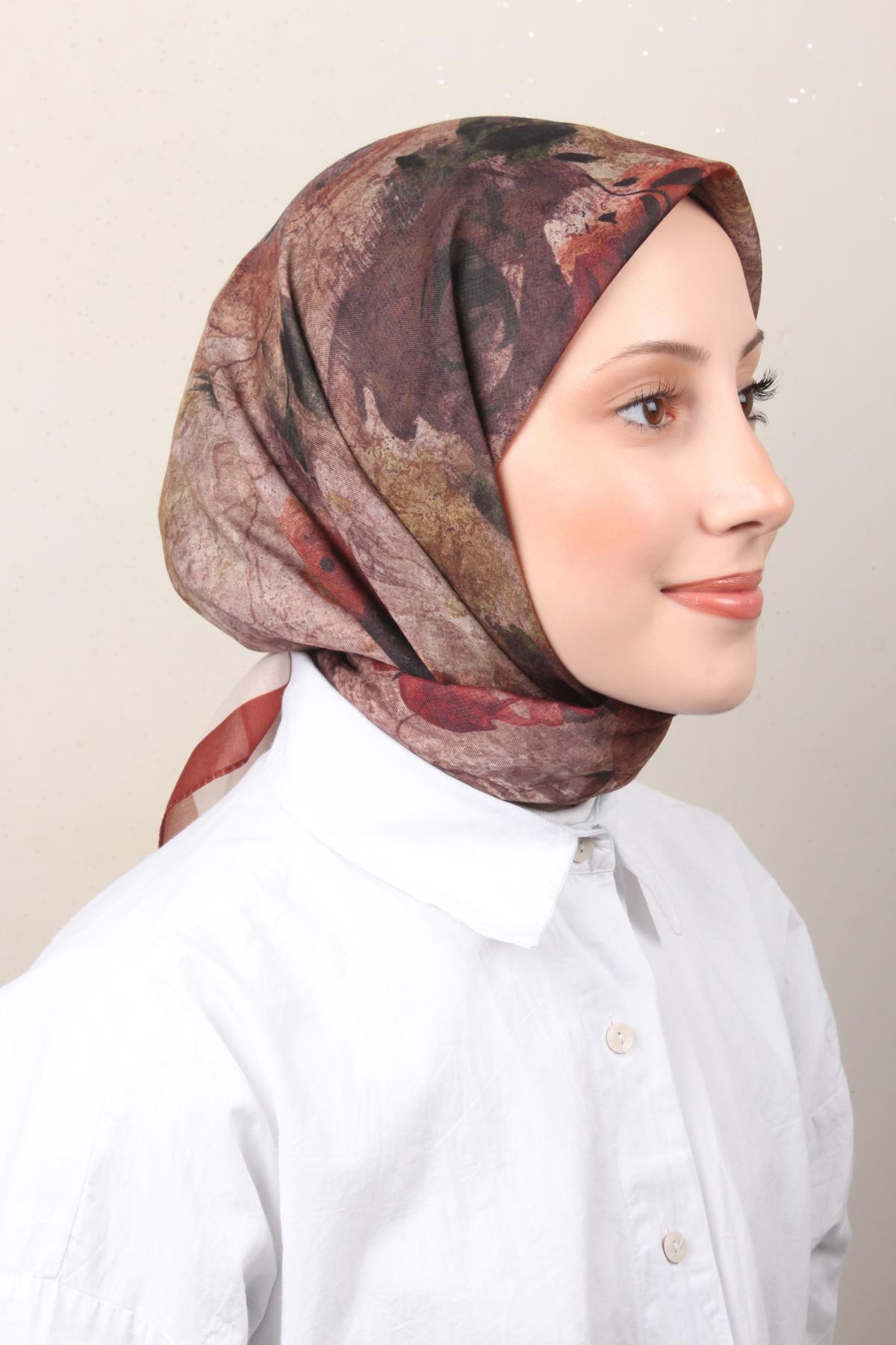 Lux Soft Pamuklu Eşarp 4040-55