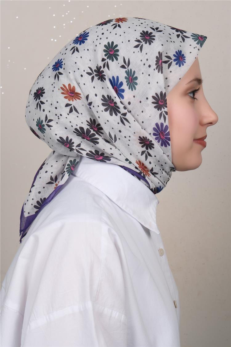 Lux Soft Pamuklu Eşarp 4040-550