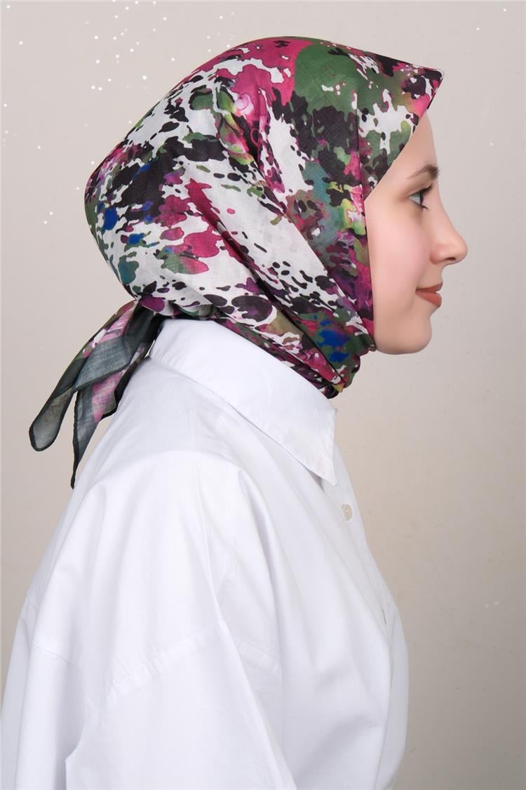 Lux Soft Pamuklu Eşarp 4040-598 