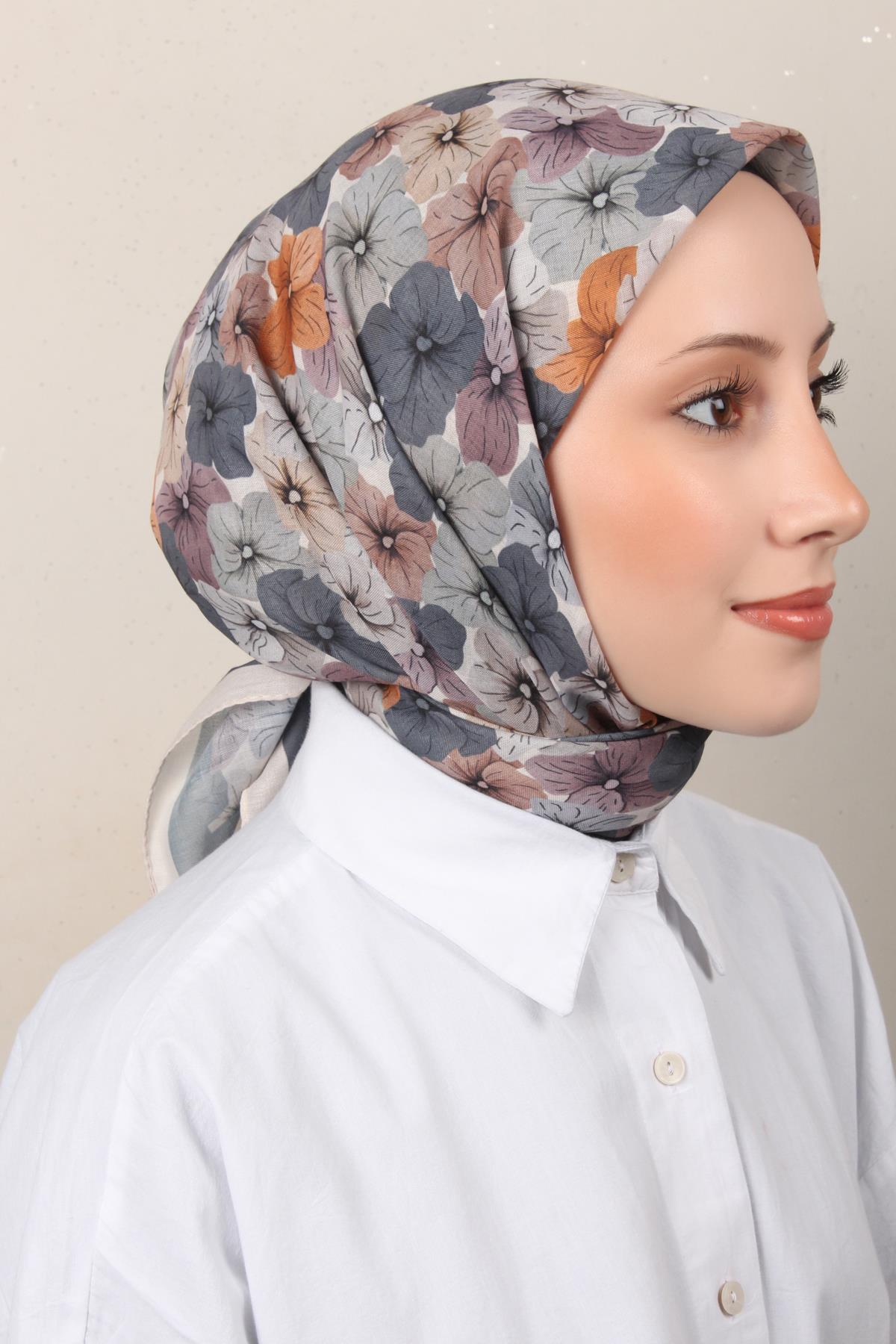 Lux Soft Pamuklu Eşarp 4040-66
