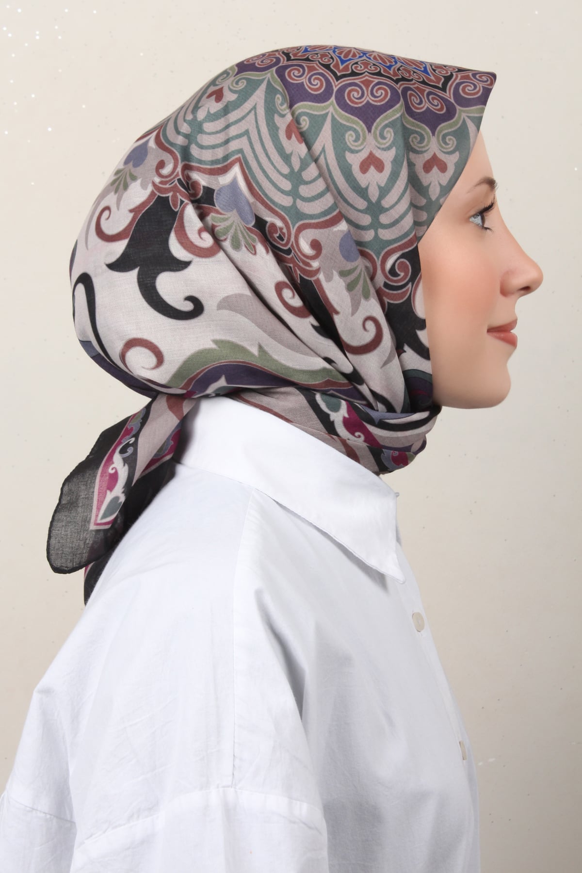 Lux Soft Pamuklu Eşarp 4040-98