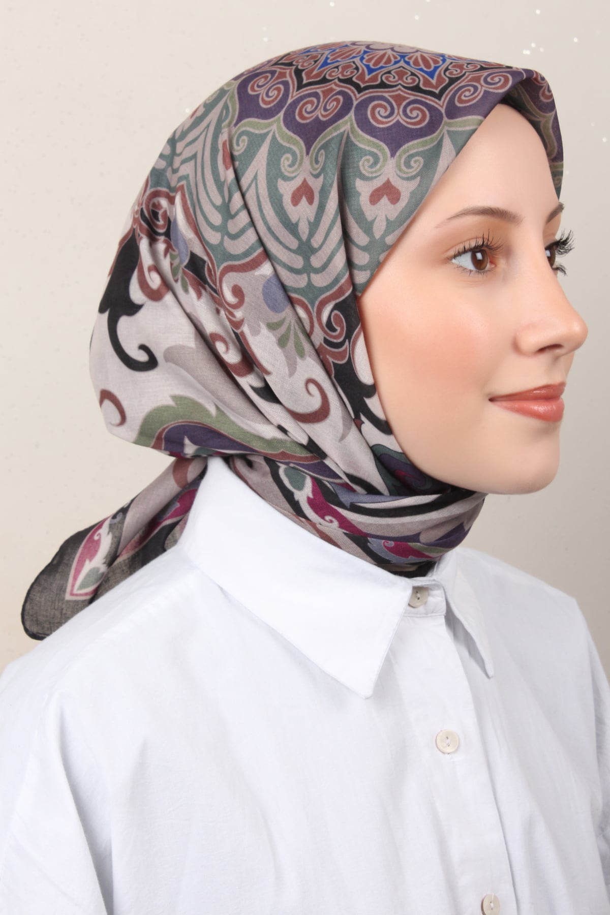 Lux Soft Pamuklu Eşarp 4040-98