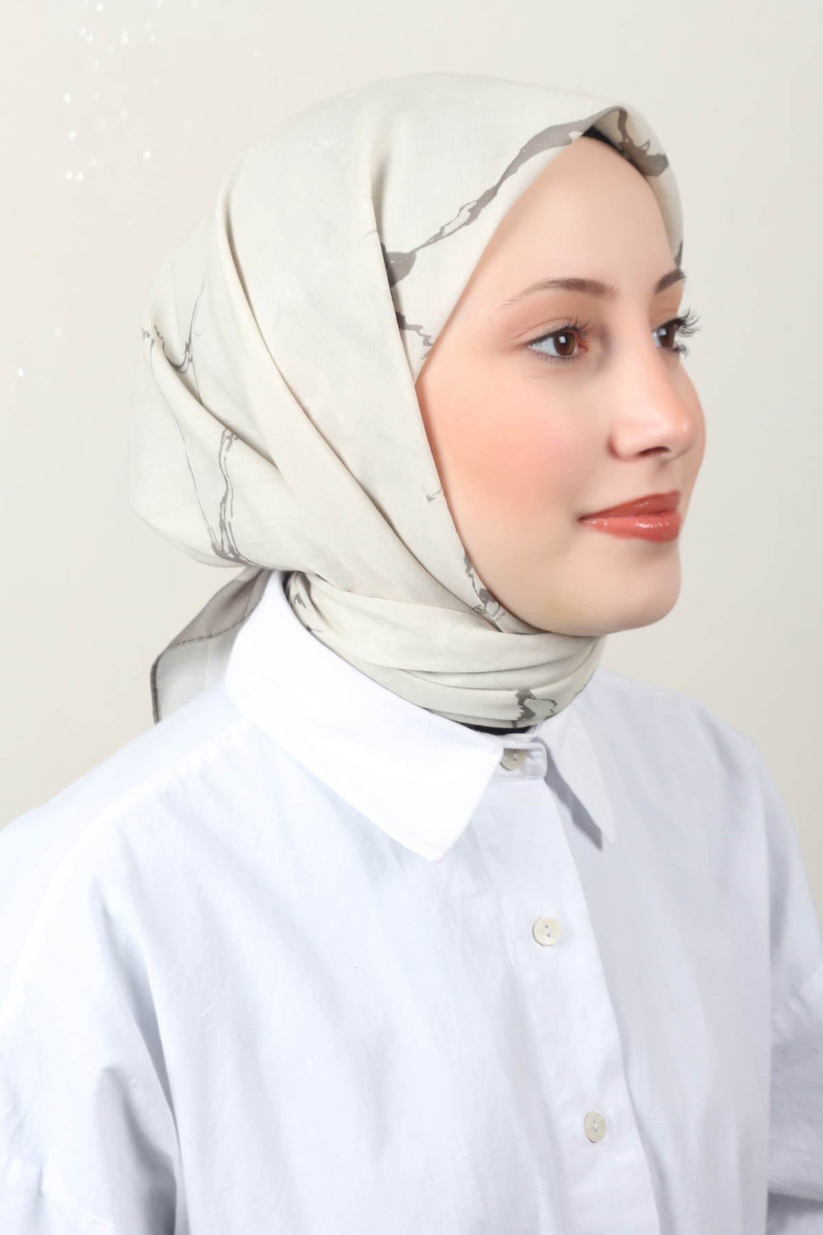 Lux Soft Pamuklu Eşarp 4040-170Çağla