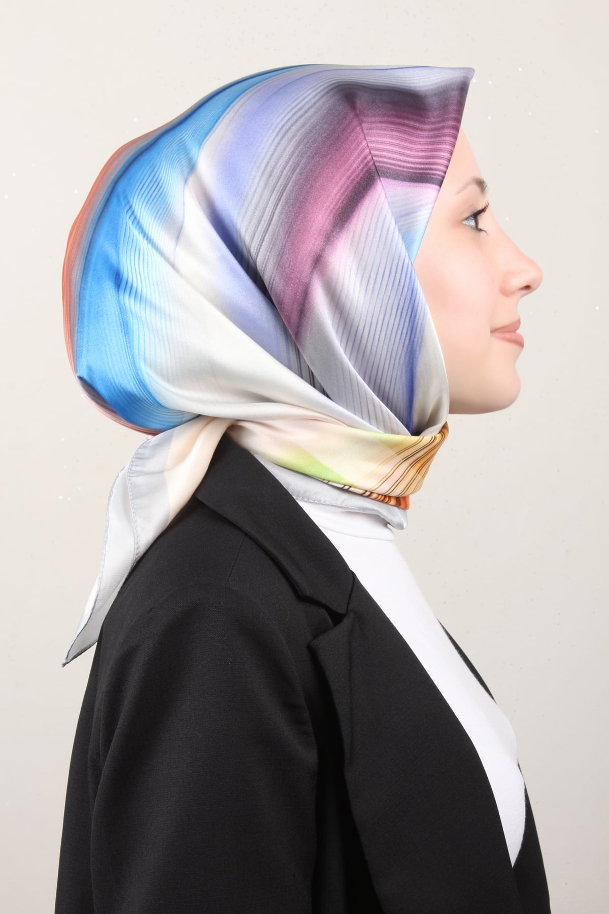 Luxer Eşarp 3615- Gümüş