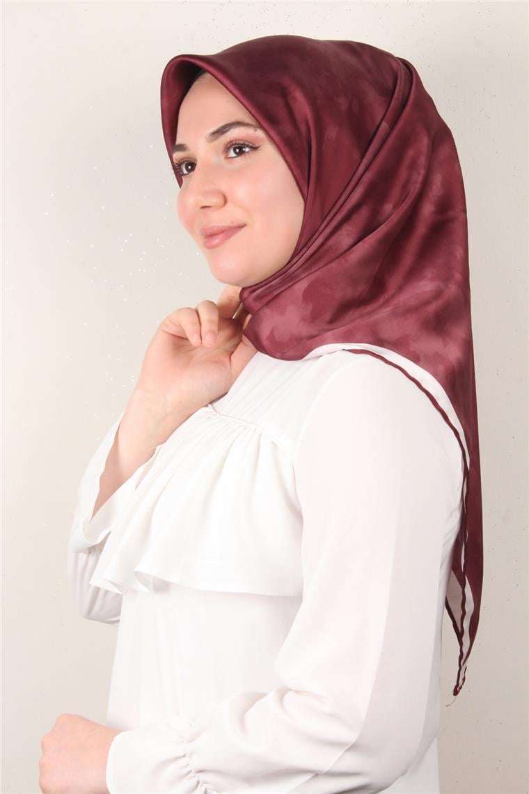 Luxer Eşarp 3622-3 Bulut Bordo