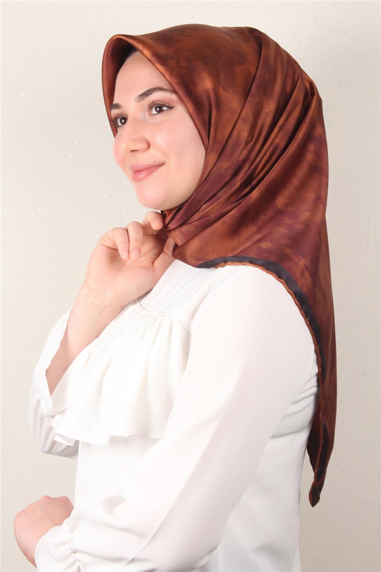 Luxer Eşarp 3622-5 Bulut Taba 