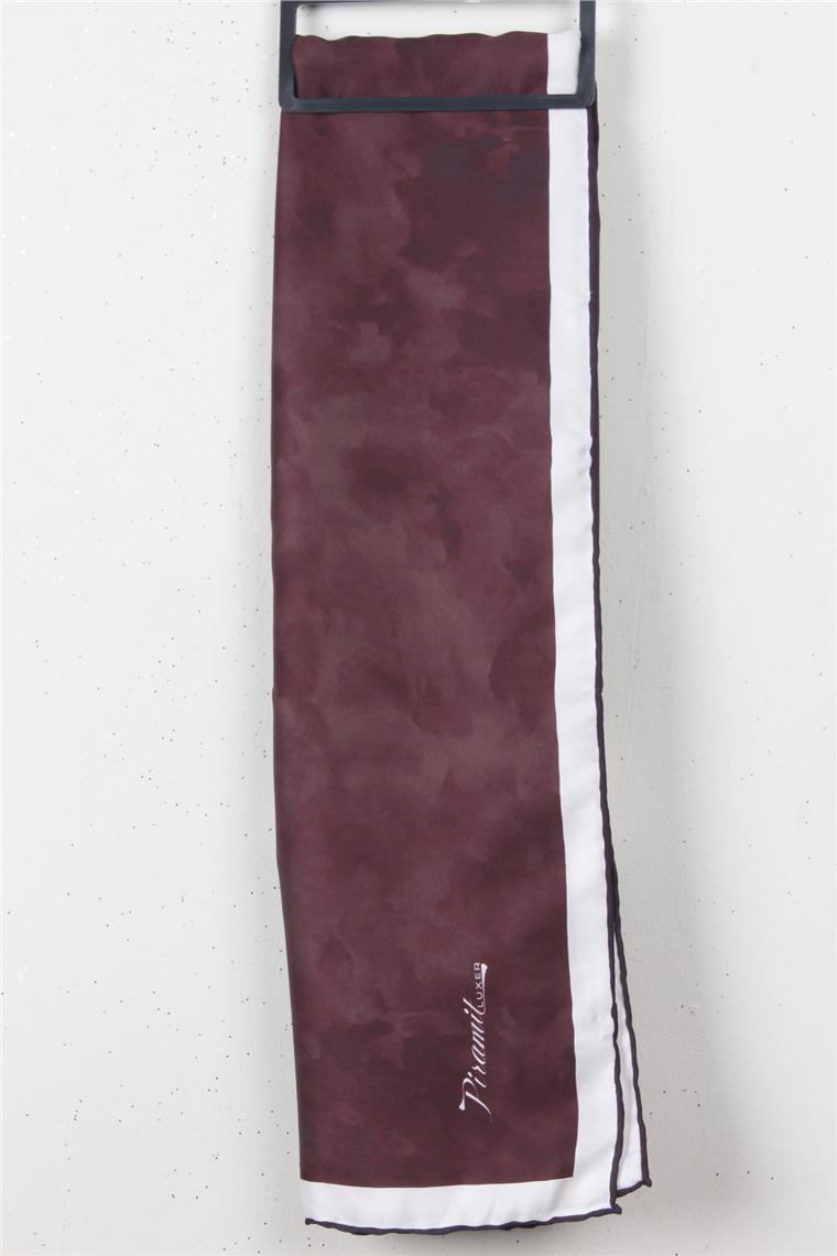 Luxer Eşarp 3622-6 Bulut Koyu Bordo