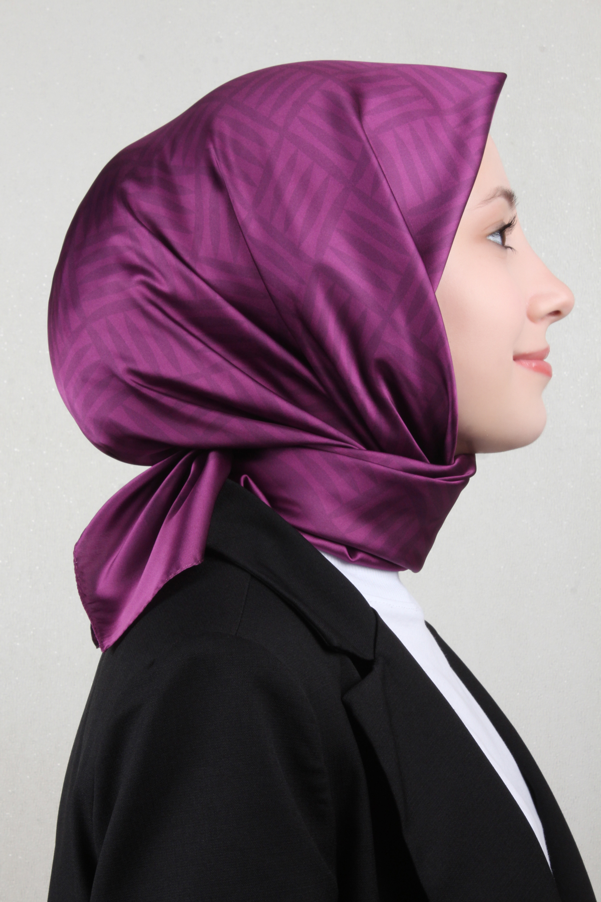 Luxer Eşarp 4116-21 Mürdüm