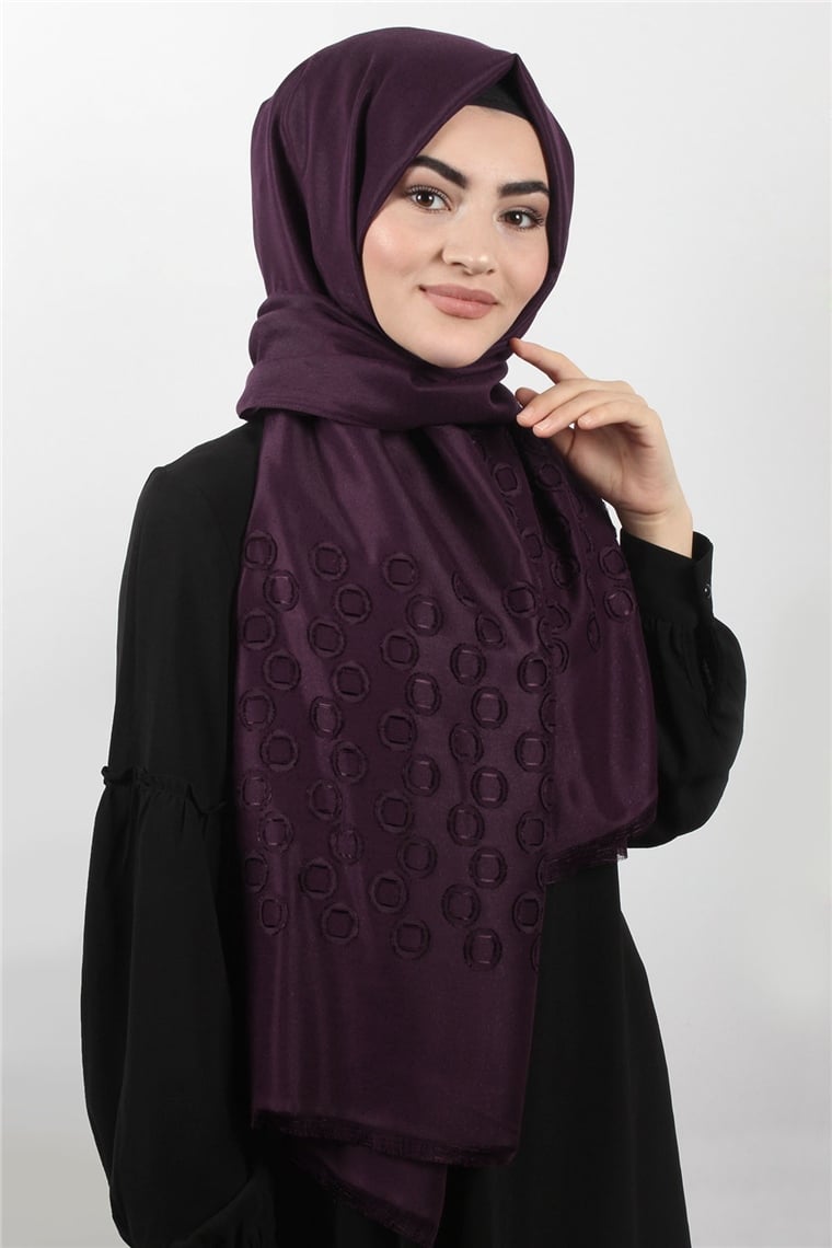 Maria Şal 3382-3 Mor