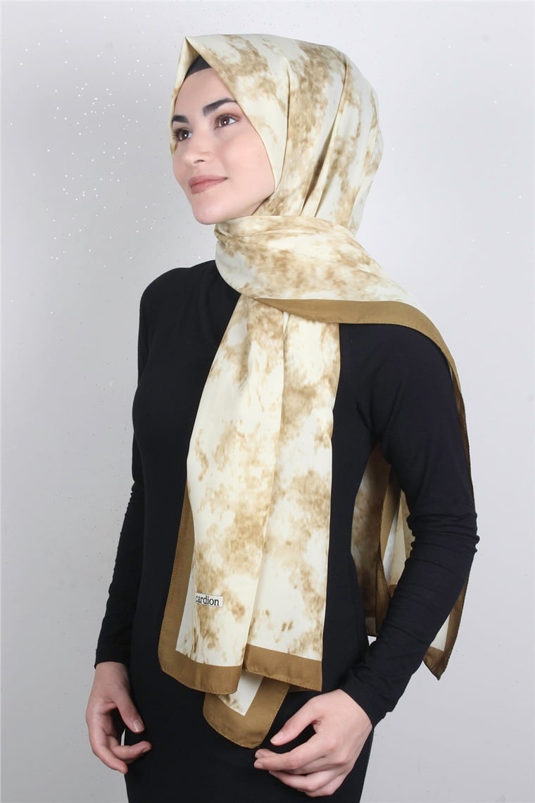 Medine Desenli Şal 1804-12 Gold