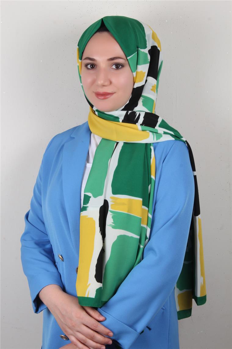 Medine Desenli Şal 2423-6