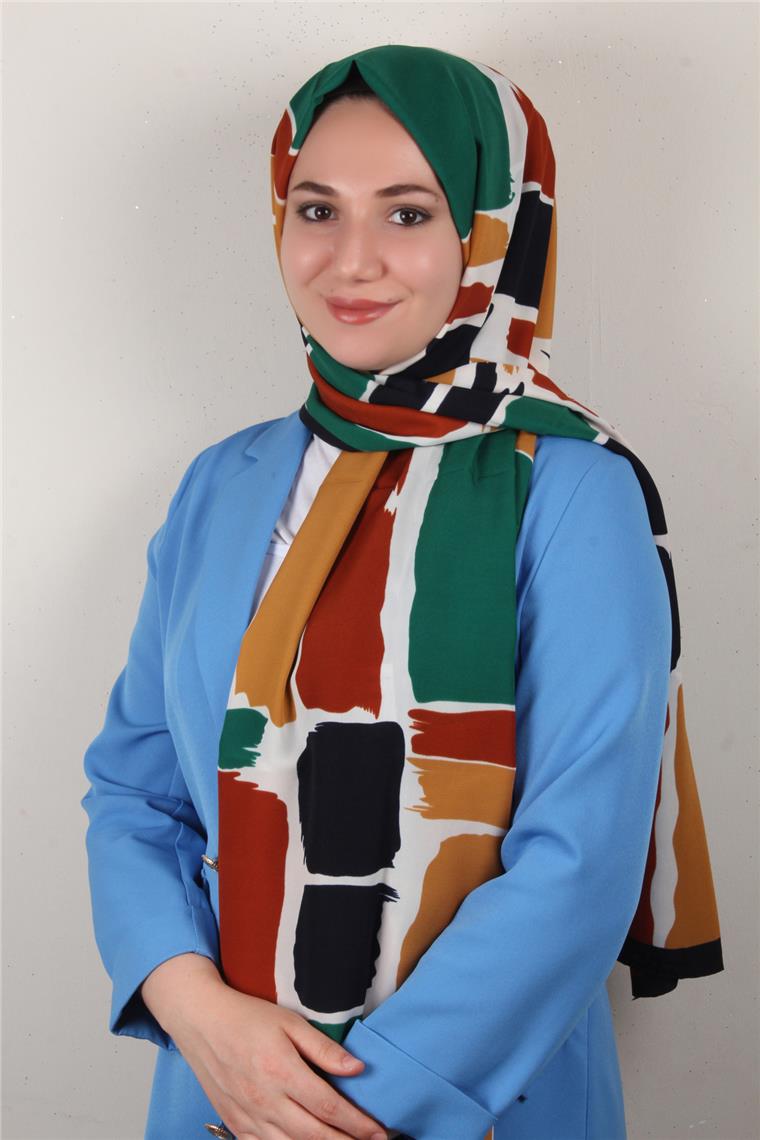 Medine Desenli Şal 2423-7