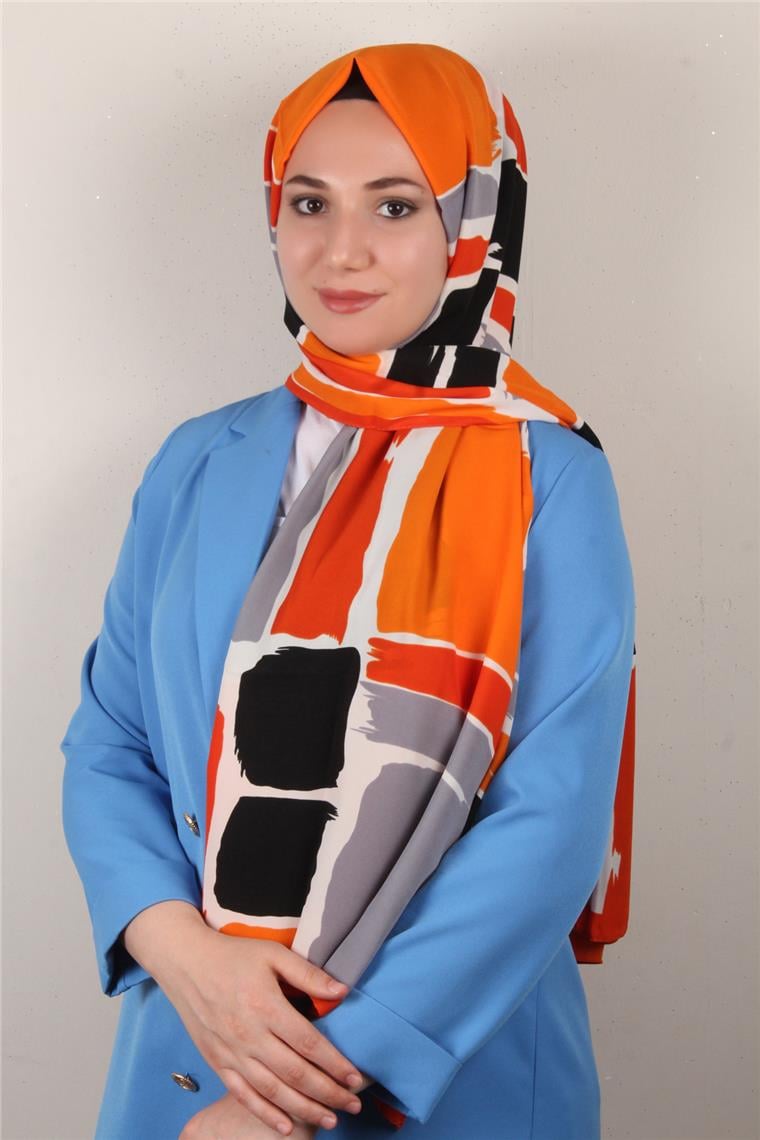 Medine Desenli Şal 2423-8 