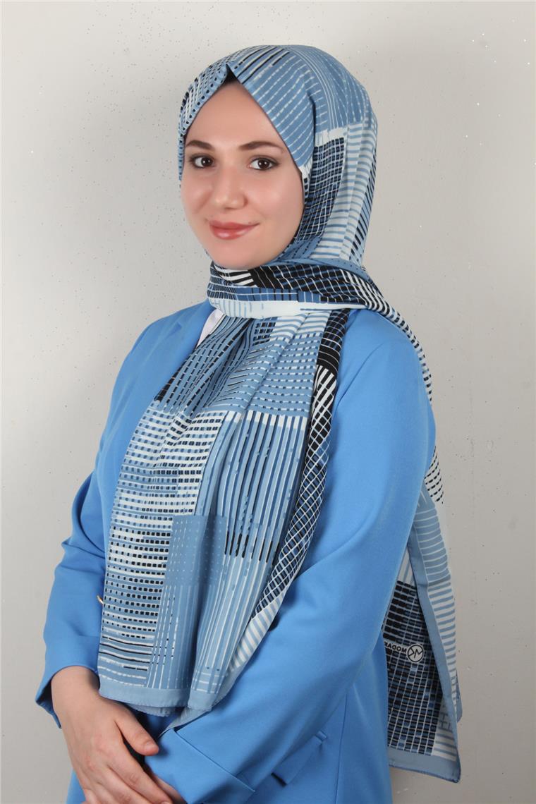 Medine Desenli Şal 2424-3