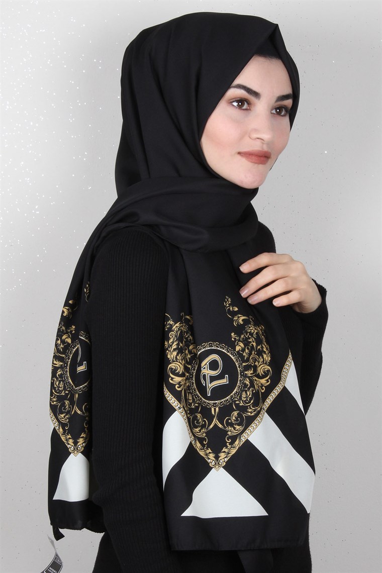 Medine Desenli Şal Eşarppark 1819-6