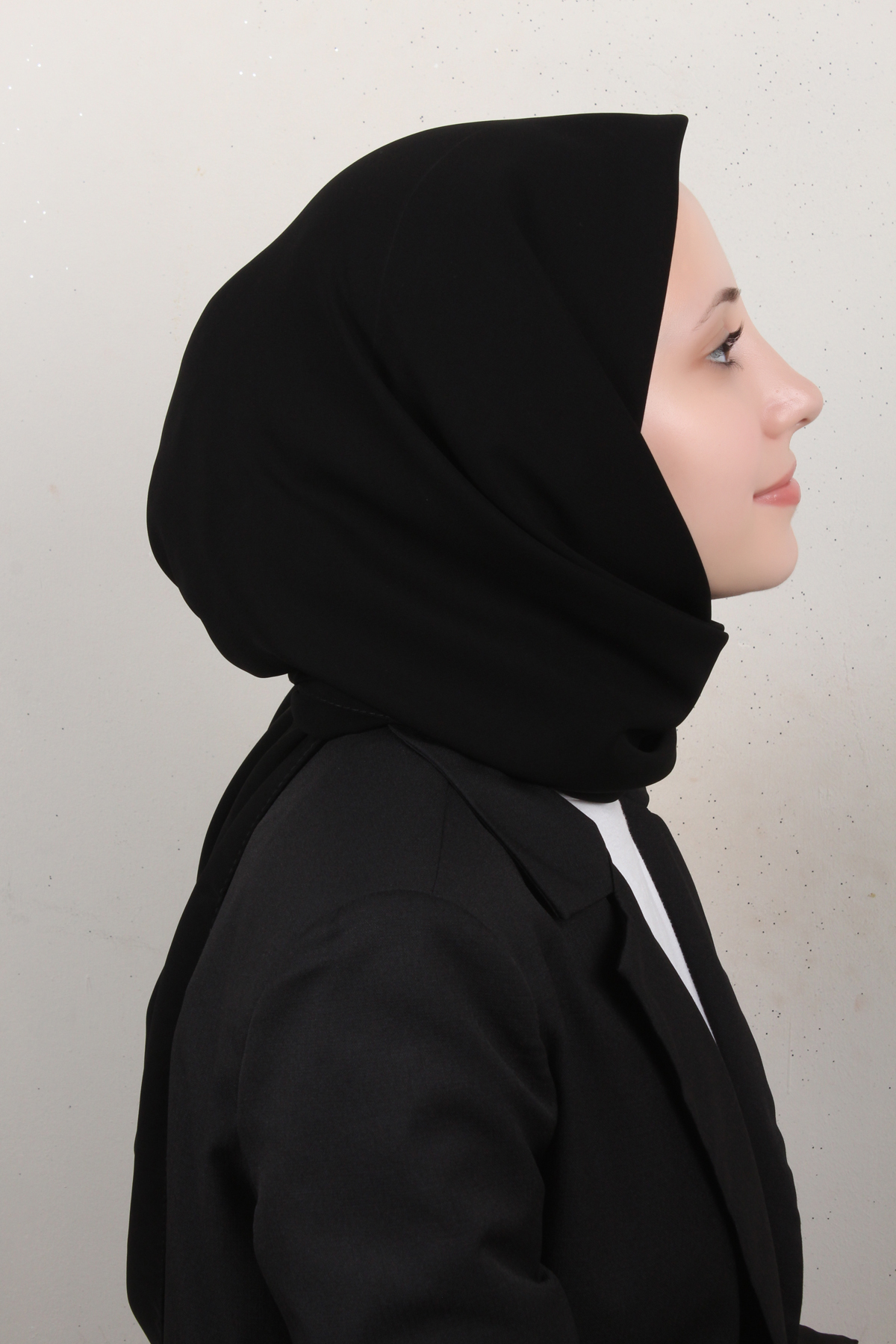 Medine İpeği Eşarp 1871-31 Siyah