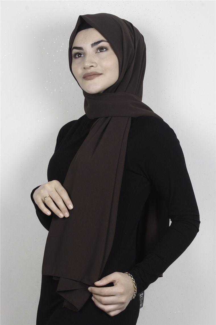 Medine İpeği Şal 1366-22 Kakao