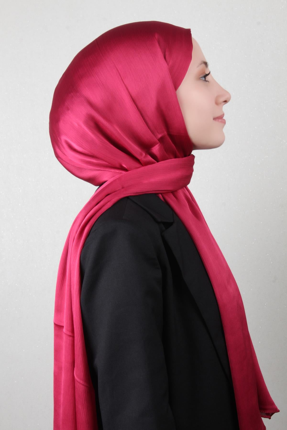 Mihrimah Şal 1377-11 Fuşya