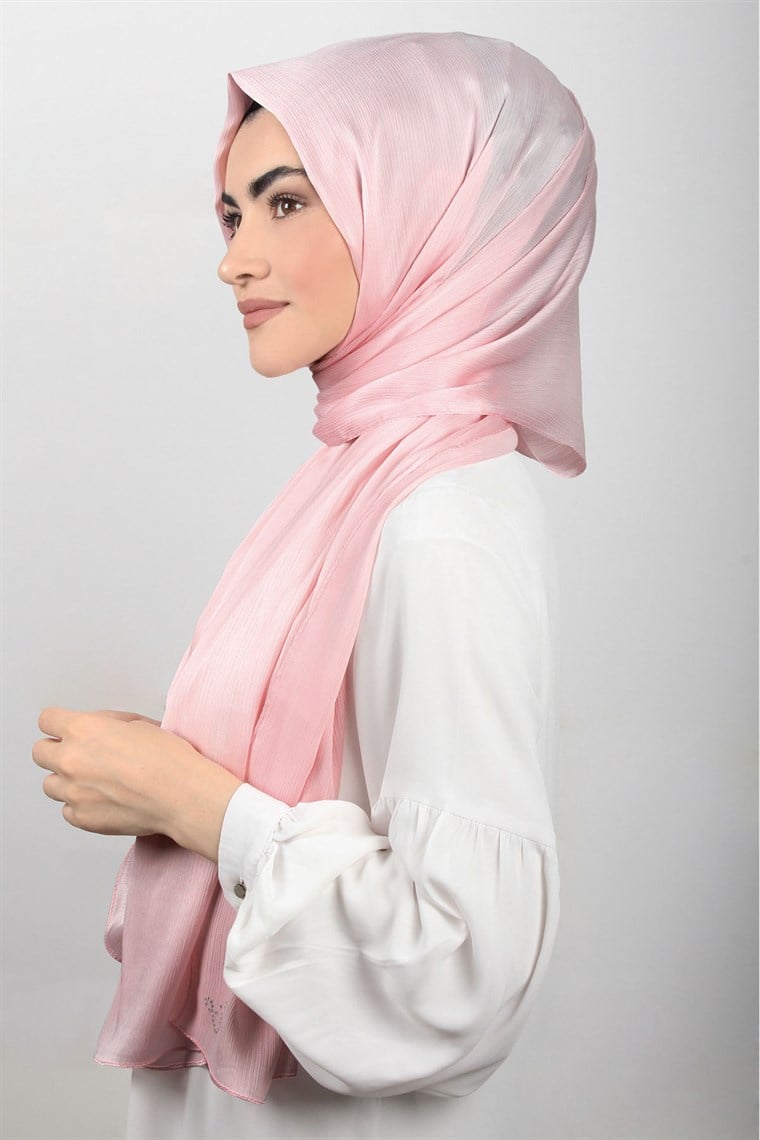 Mihrimah Şal 1377-4 Pudra