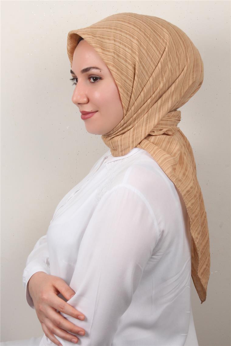 Mistik Pamuk Eşarp 4101-27 Soğan Kabuğu