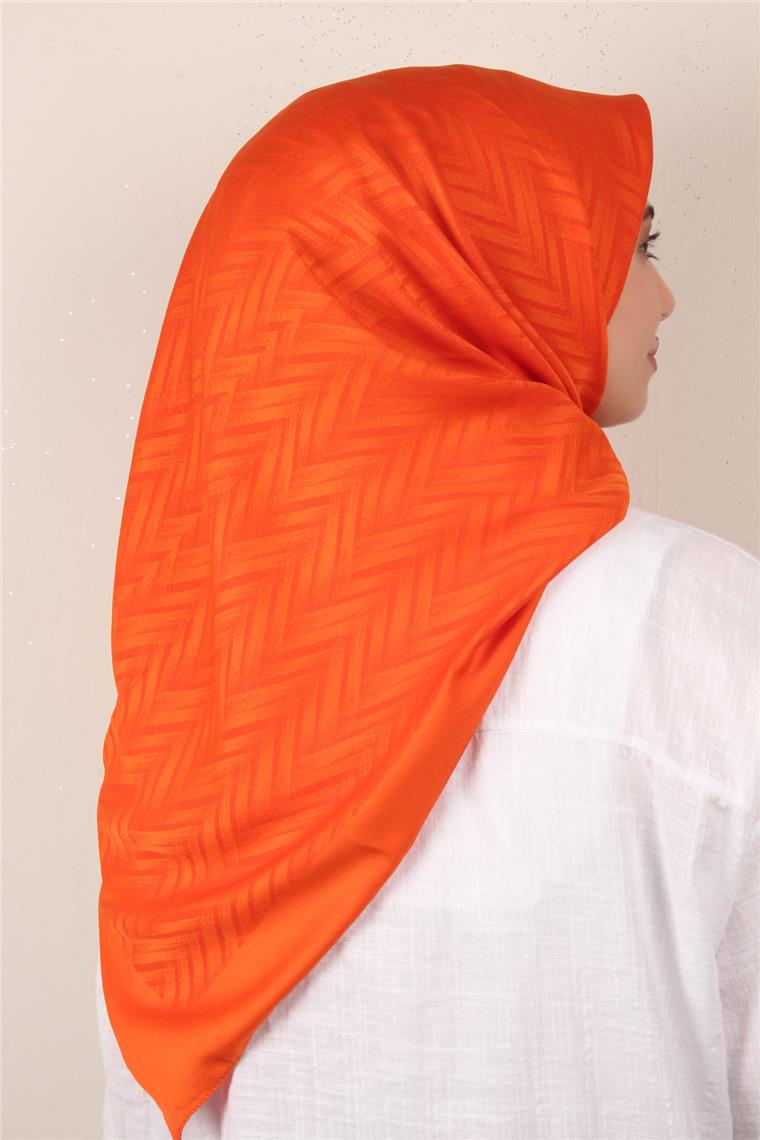 Modakaşmir İpeksi Jakar Eşarp 5355-3 Orange