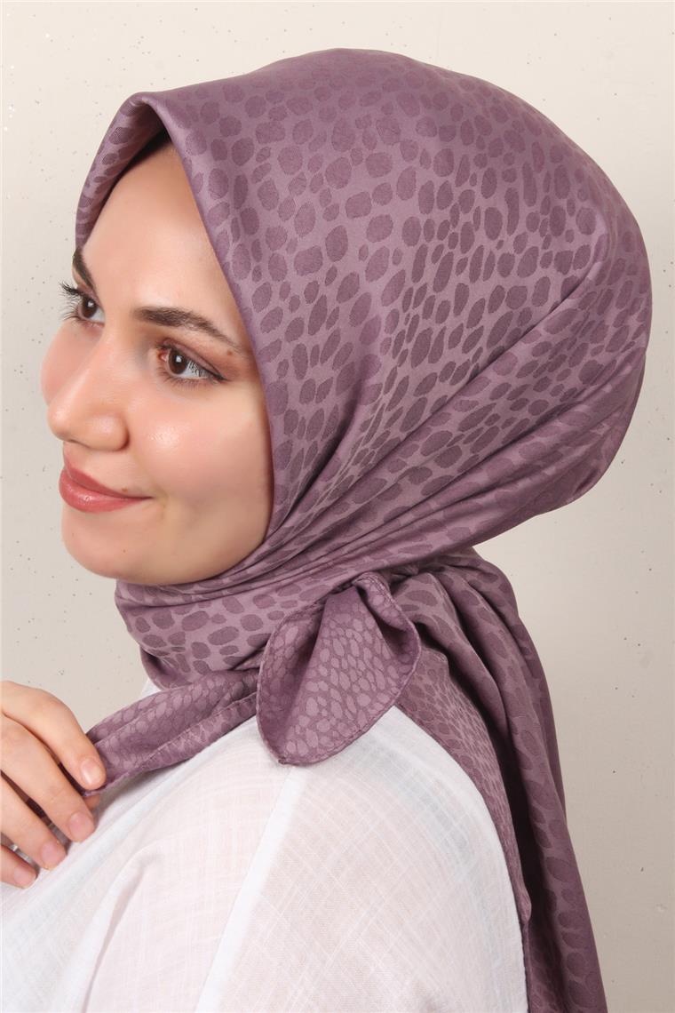 Modakaşmir İpeksi Jakar Eşarp 5356-4 Leylak