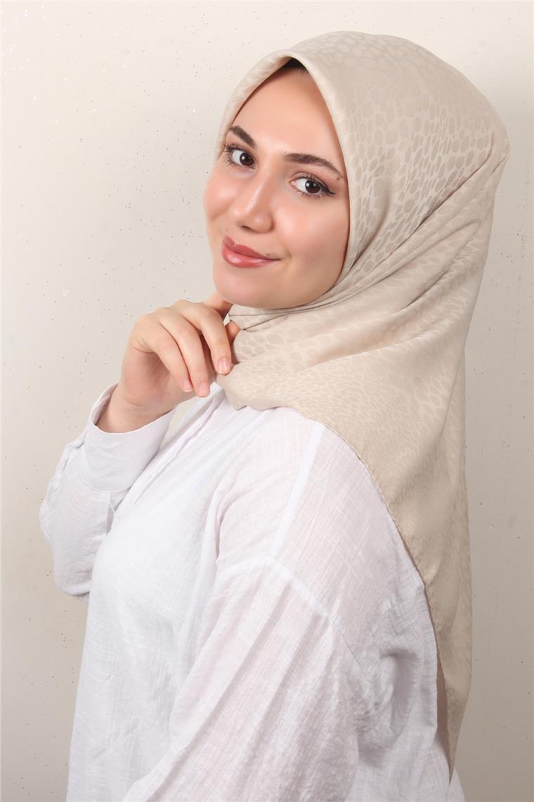 Modakaşmir İpeksi Jakar Eşarp 5356-15  Taş