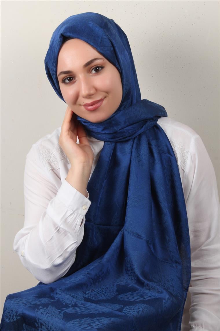 Modakaşmir Jakar Serisi 2762-17 Tay Tüyü Parlament Mavisi