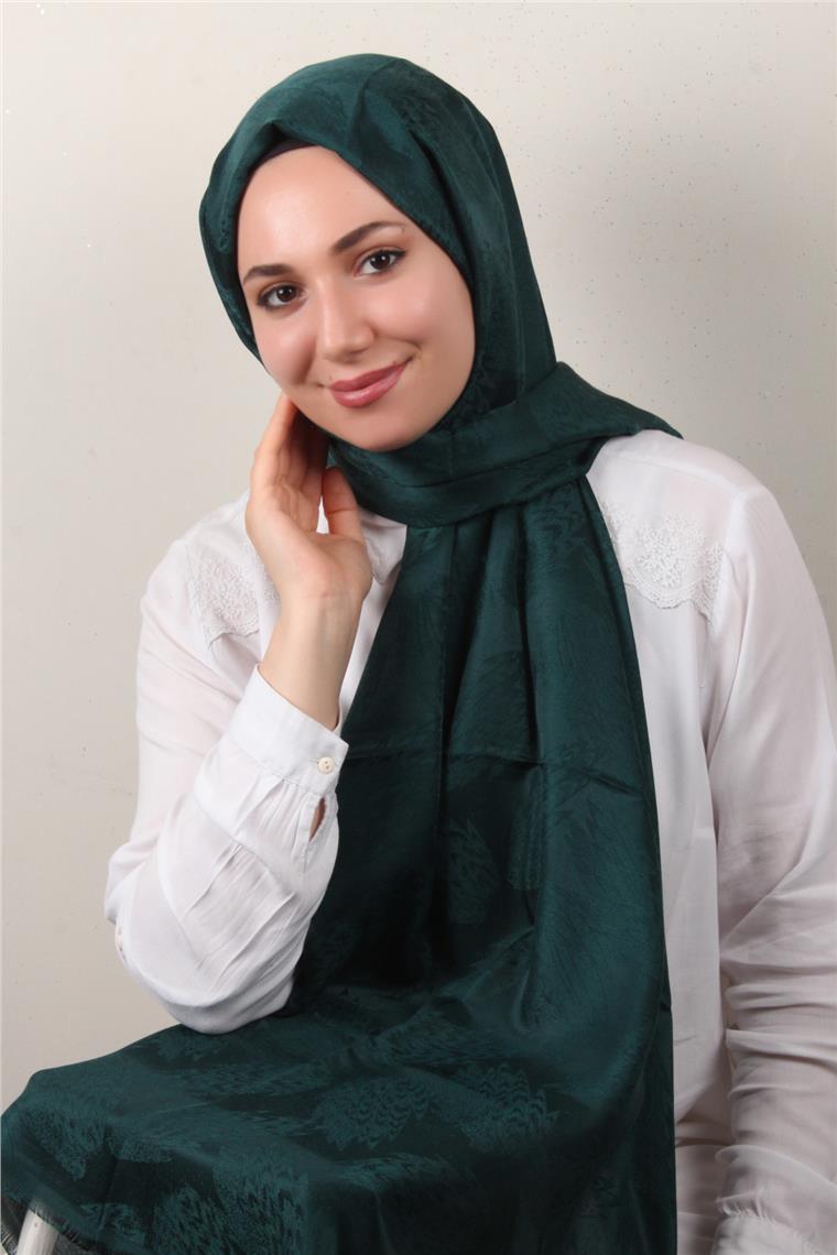 Modakaşmir Jakar Serisi 2762-18 Tay Tüyü Zümrüt